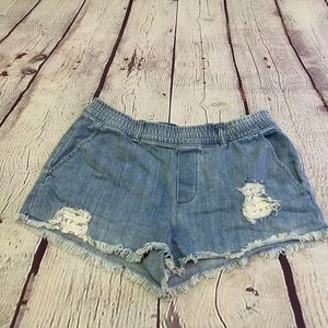 Aerie denim shorts